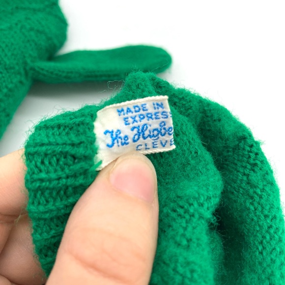 Women’s Vintage The Higbee Company Green Gloves - Picture 5 of 10